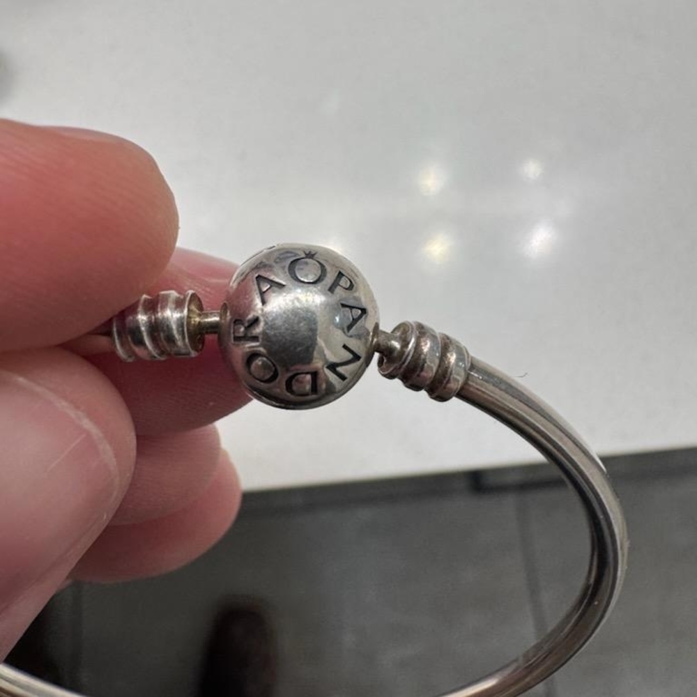 Authentic Pandora Silver Bangle Bracelet